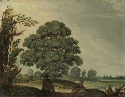 Landschap met de barmhartige Samaritaan door Adam Elsheimer